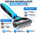 DuoPelos Premium - Escova Dupla Face para Cães e Gatos