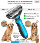 DuoPelos Premium - Escova Dupla Face para Cães e Gatos